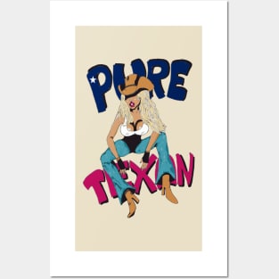 Pure Texan Posters and Art